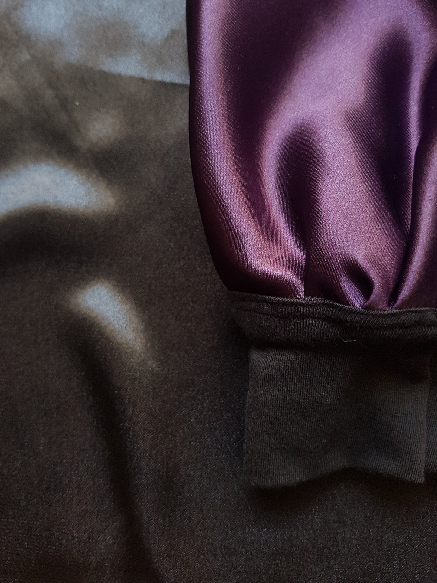 Bonnet -Aubergine- +2 chouchous cadeau