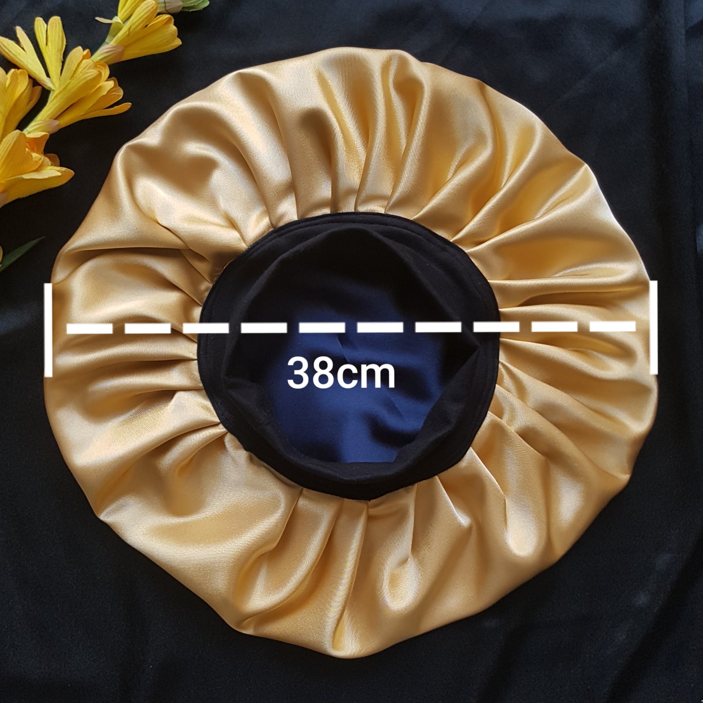 Bonnet -Gold- +2 chouchous cadeau