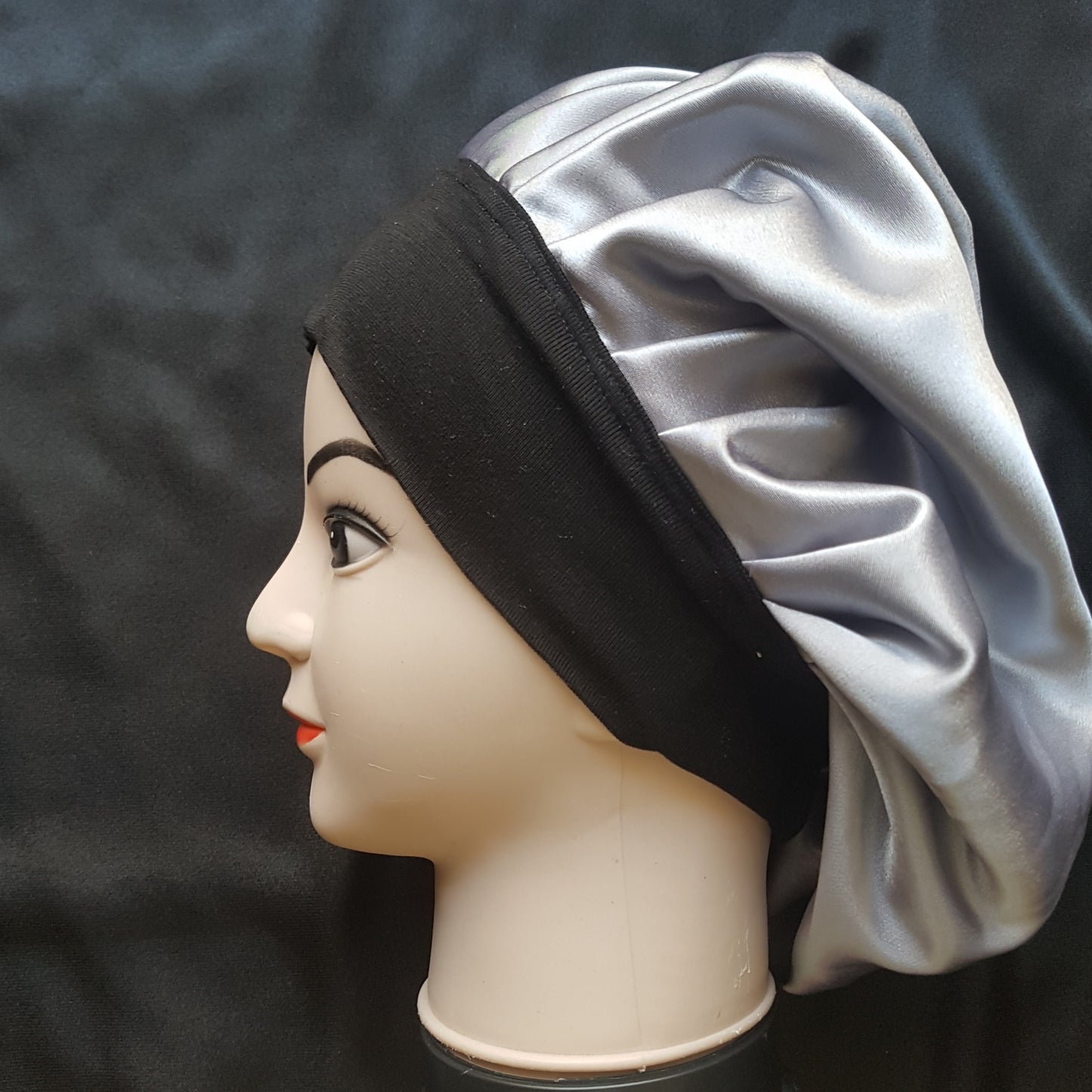 Bonnet -Gris- +2 chouchous cadeau