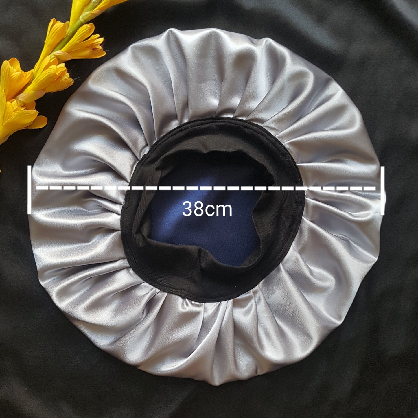Bonnet -Gris- +2 chouchous cadeau