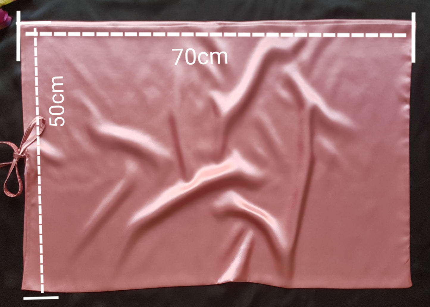 Taie d'oreiller -Rose-