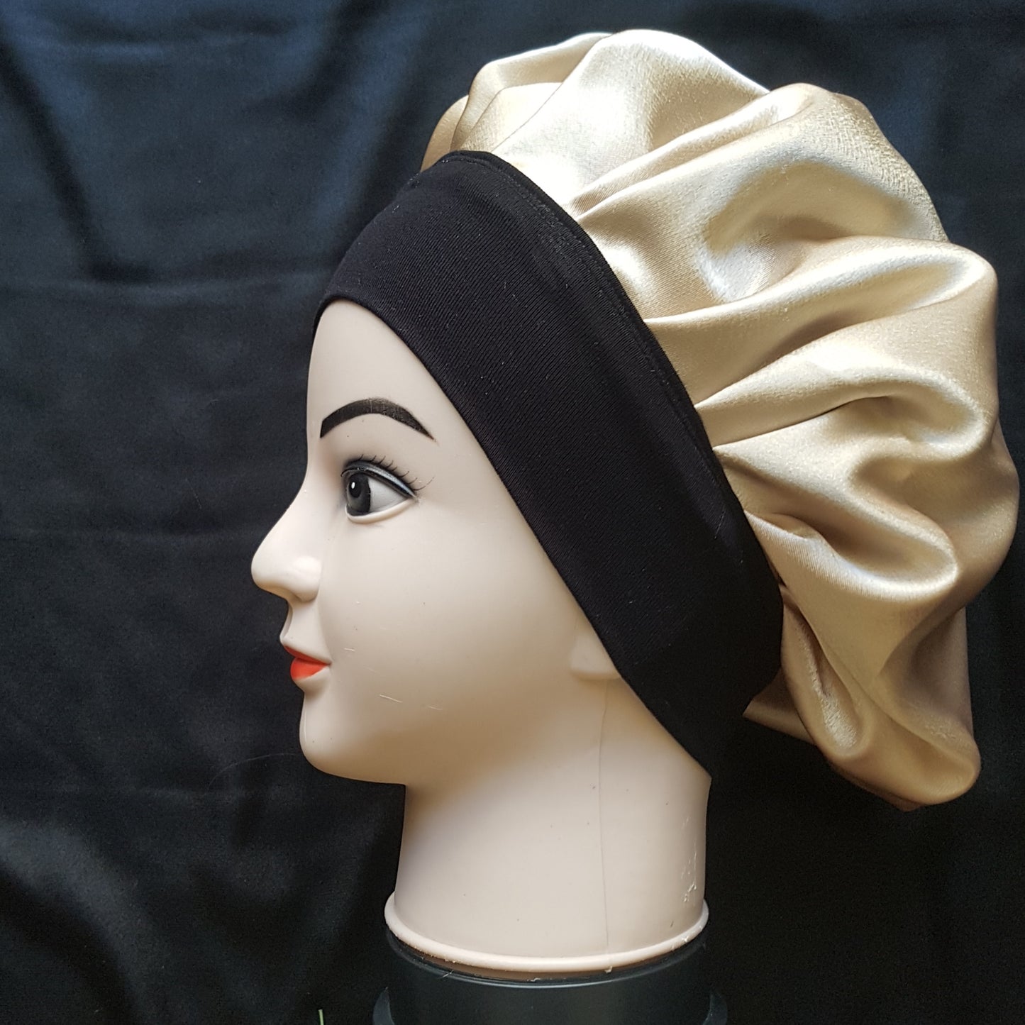 Bonnet -Champagne- +2 chouchous cadeau