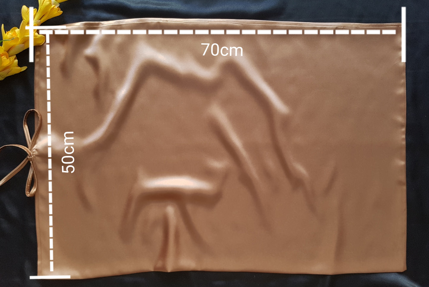 Taie d'oreiller -Caramel-