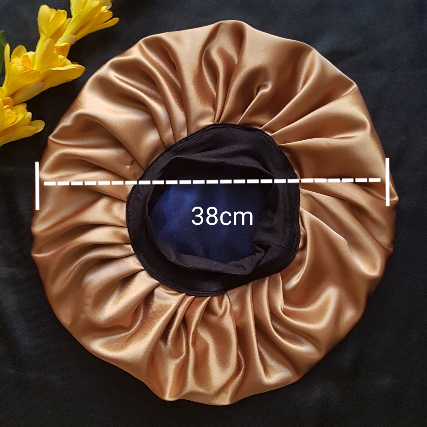 Bonnet -Caramel- +2 chouchous cadeau