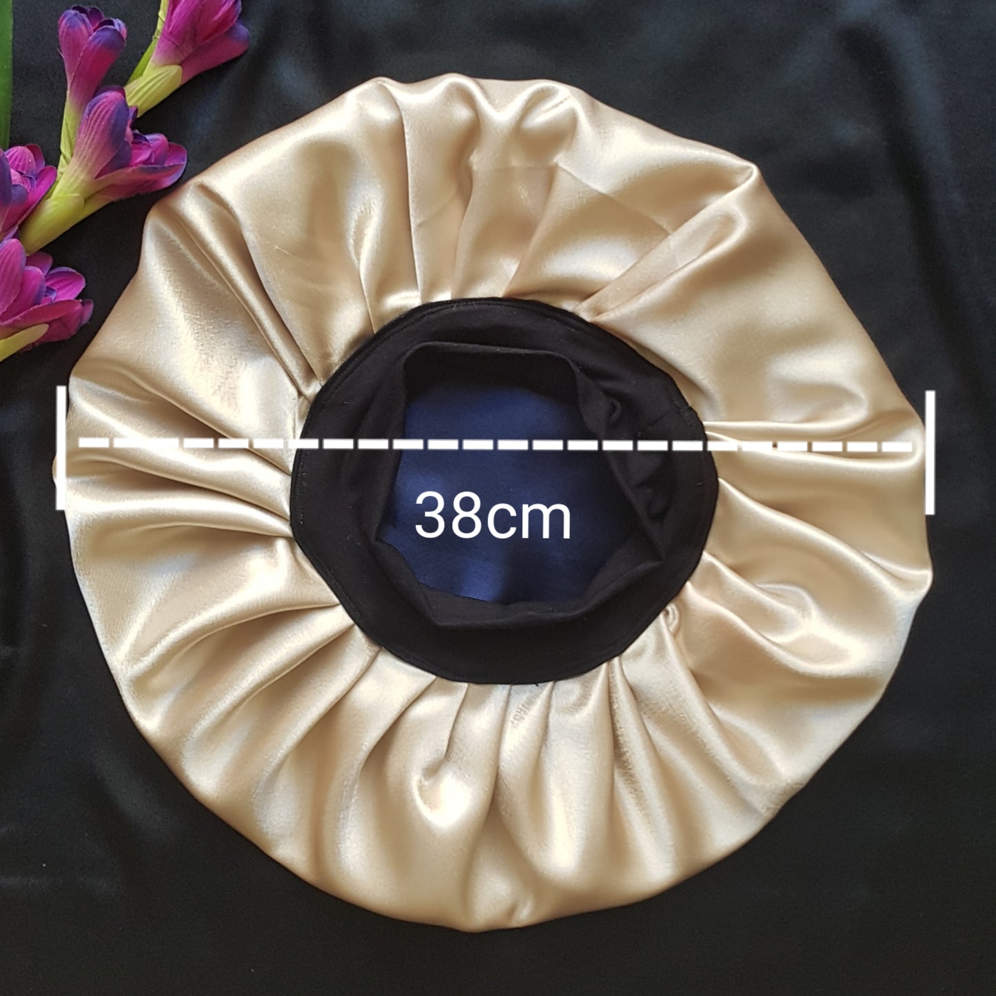 Bonnet -Champagne- +2 chouchous cadeau