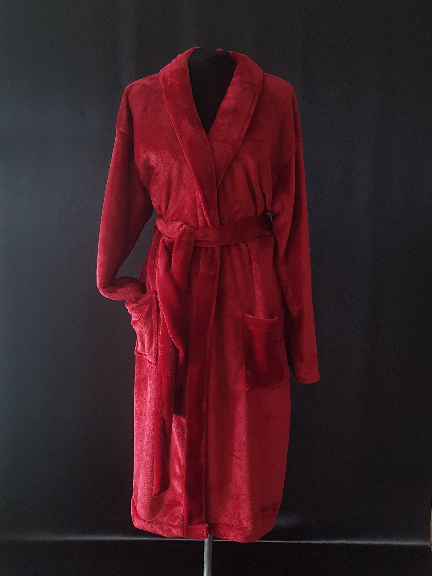 Peignoir -Rouge cerise-