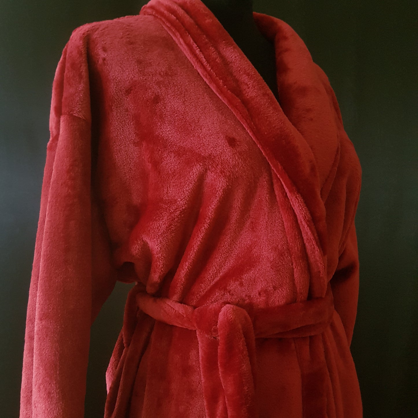 Peignoir -Rouge cerise-