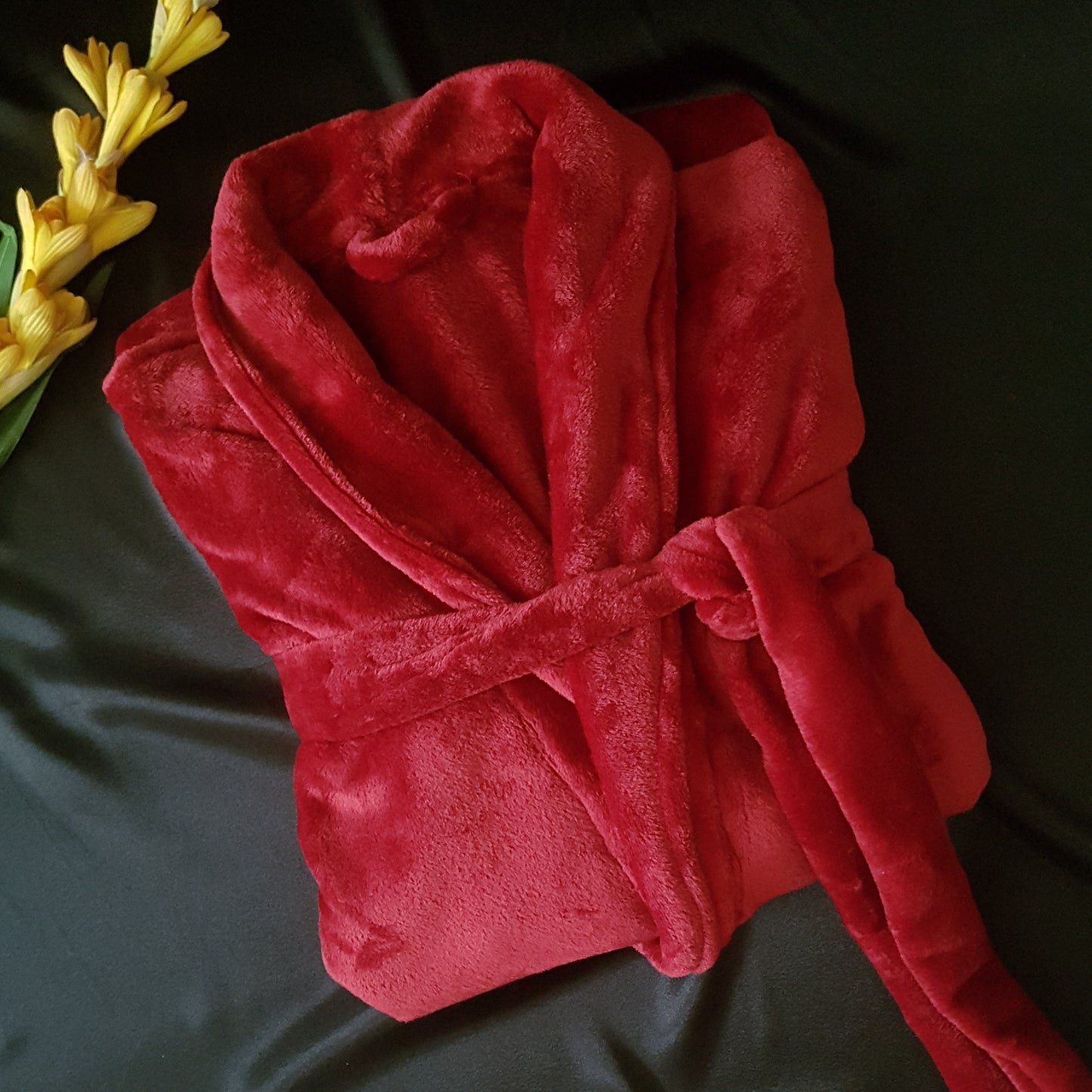Peignoir -Rouge cerise-