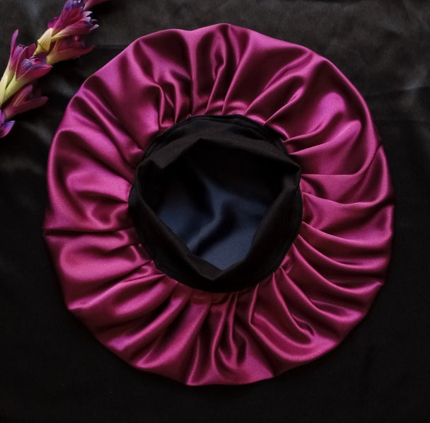 Bonnet -Prune- +2 chouchous cadeau