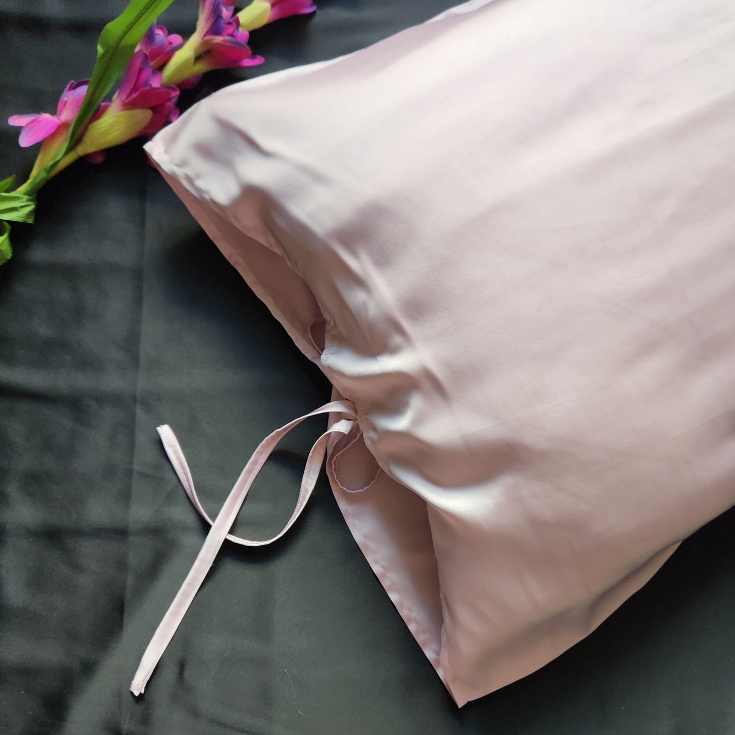 Taie d'oreiller -Mauve pastel-