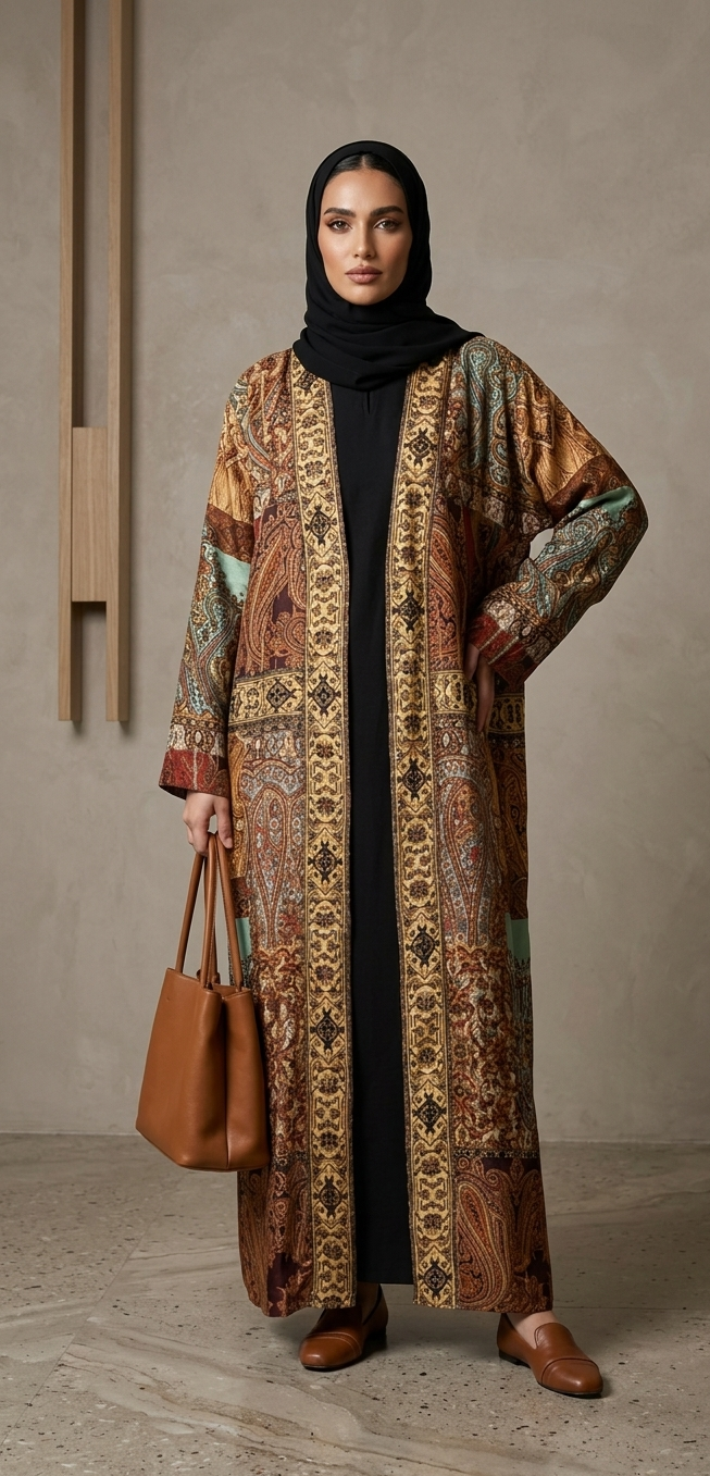 Kimono Imprimé Artisanal