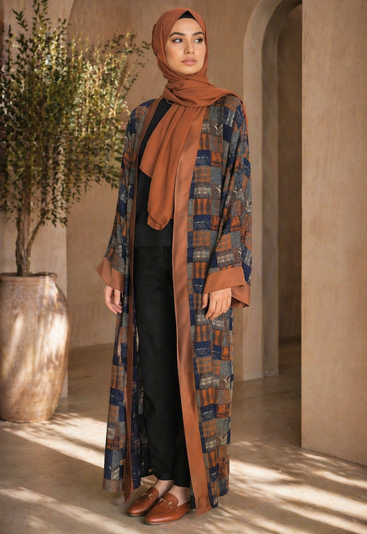 Kimono Imprimé carreaux