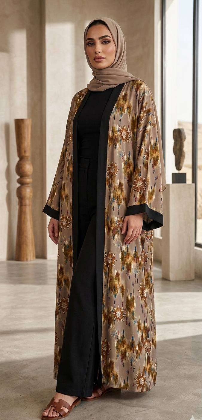 Kimono Imprimé Palmier