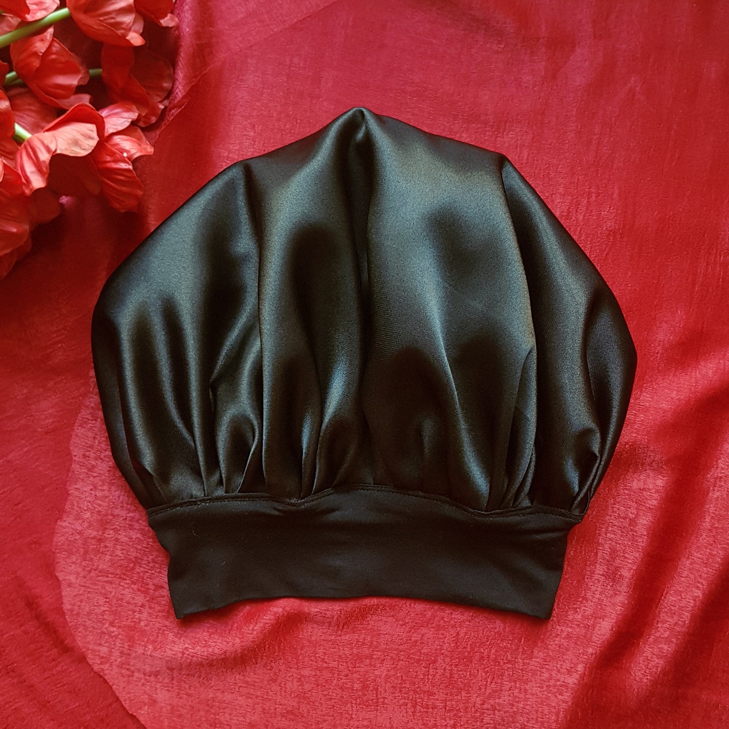Bonnet -Noir-  +2 chouchous cadeau